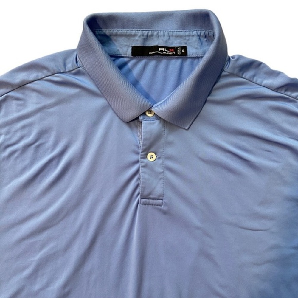 RLX Ralph Lauren Golf Polo Shirt Performance‎ Moisture Wicking Blue Mens XL